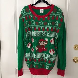 Mario Bros christmas sweater